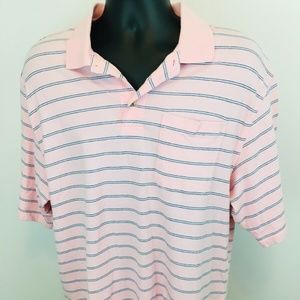 Consensus Sportswear Men's Pink & Grey Polo Sz XL